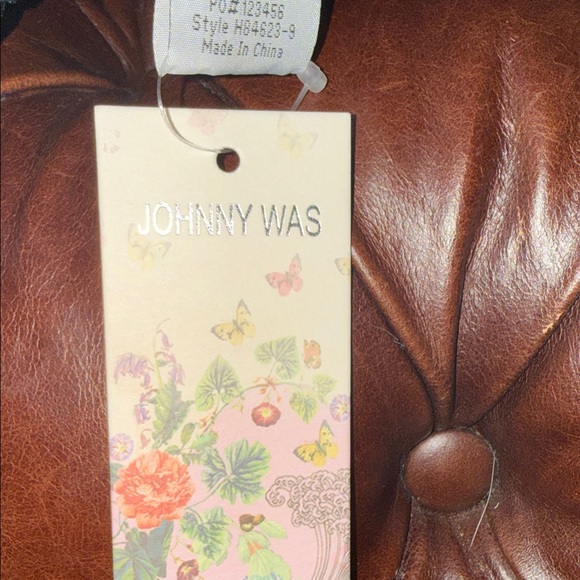 Johnny Was Black Floral Teddy Bear - Picture 2 of 5